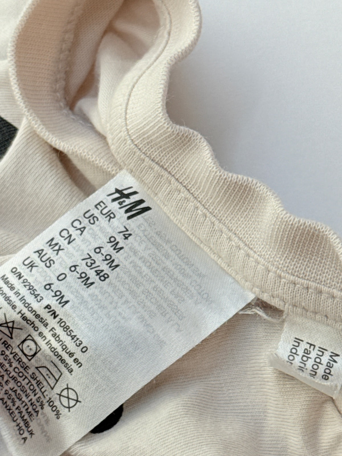 H&M Heart Print Zip Sleeper 9M