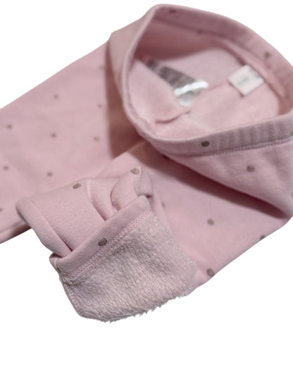 Old Navy Thick Pink Polka Dot Leggings 3T