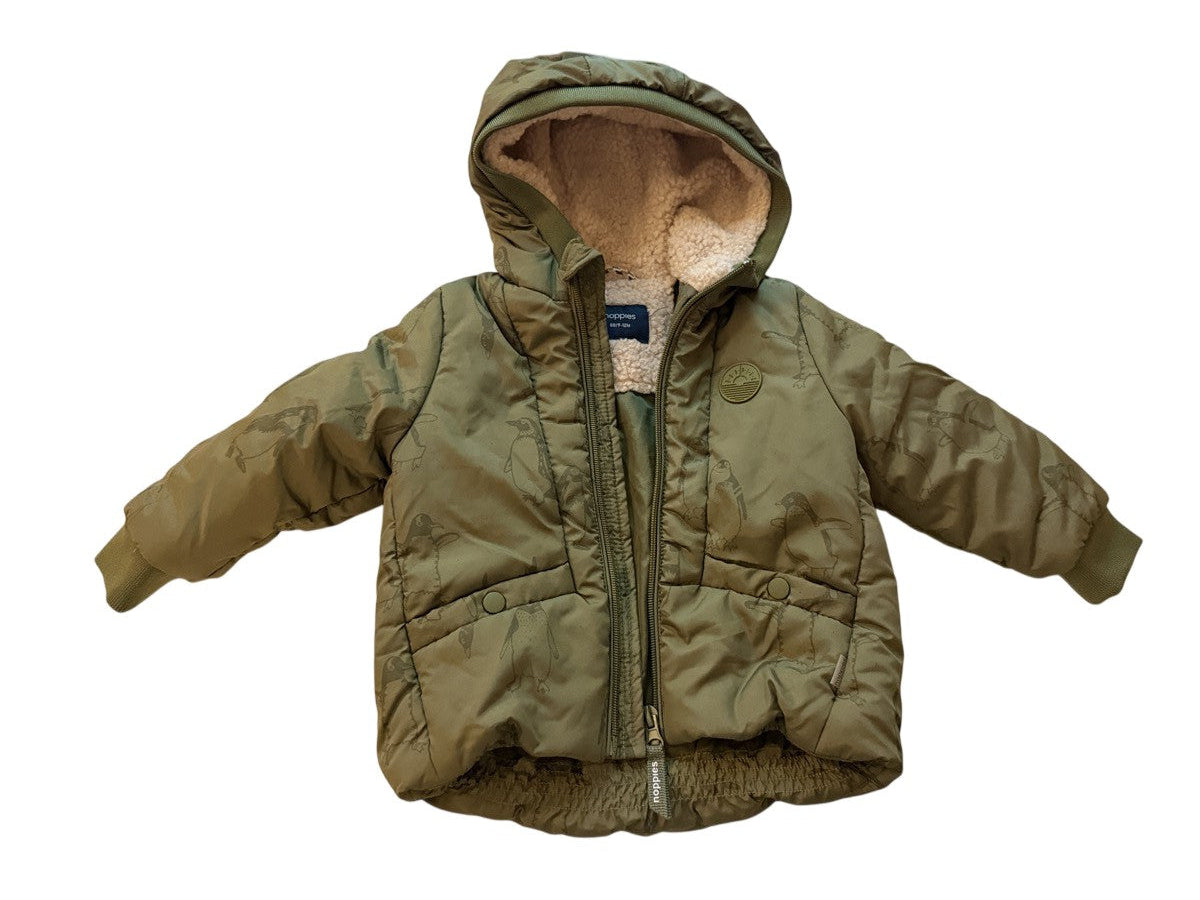 Noppies Olive Puffer Jacket 9-12M