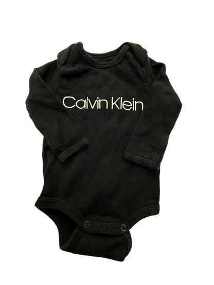 Calvin Klein Long Sleeve Bodysuit 0-3M