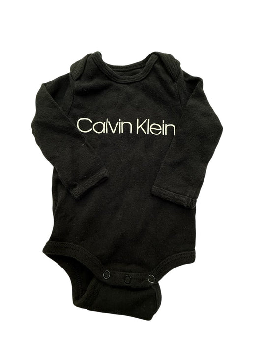 Calvin Klein Long Sleeve Bodysuit 0-3M