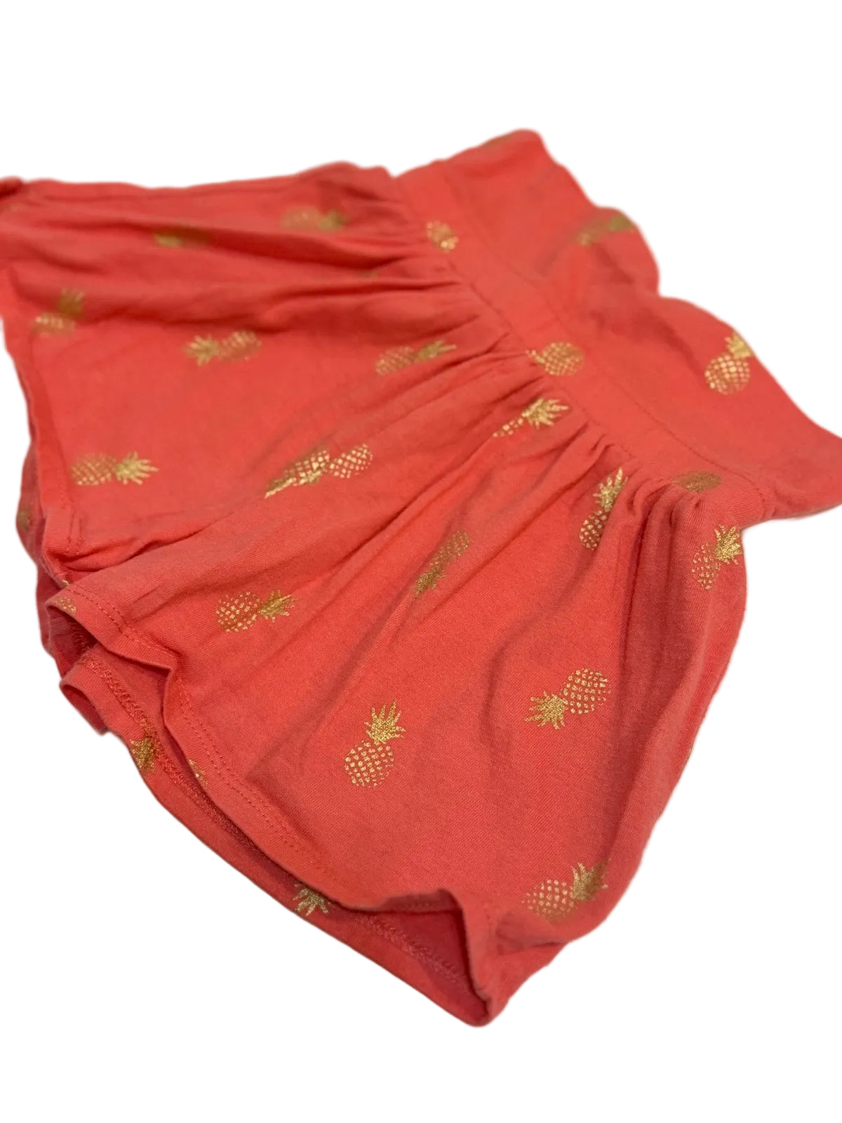 Old Navy Coral Pineapple Shorts 18-24M