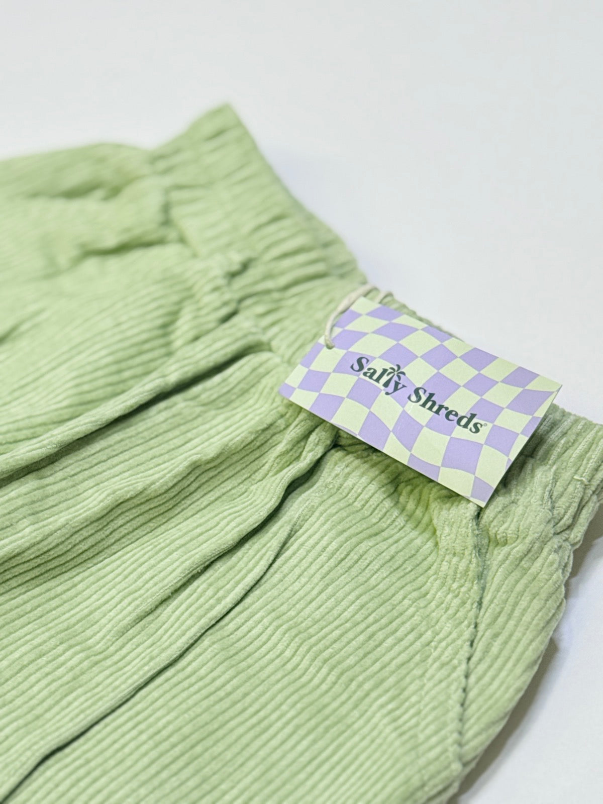 Sally Shreds Green Corduroy Pants 5-6Y