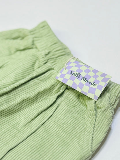 Sally Shreds Green Corduroy Pants 5-6Y