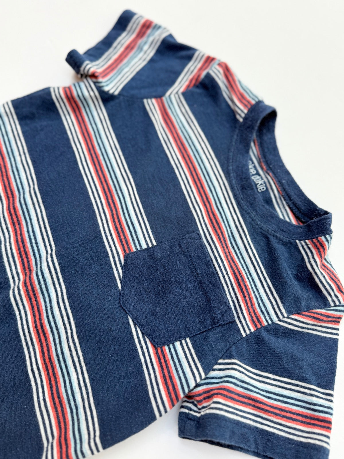 Okie Dokie Striped Pocket T-Shirt 5T