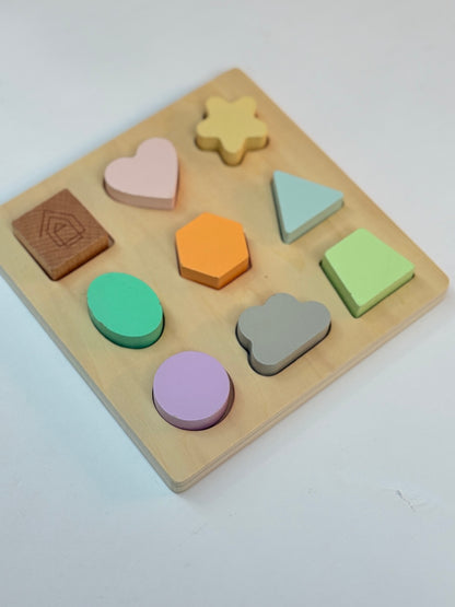 Wooden Shape Sorting Puzzle Toy