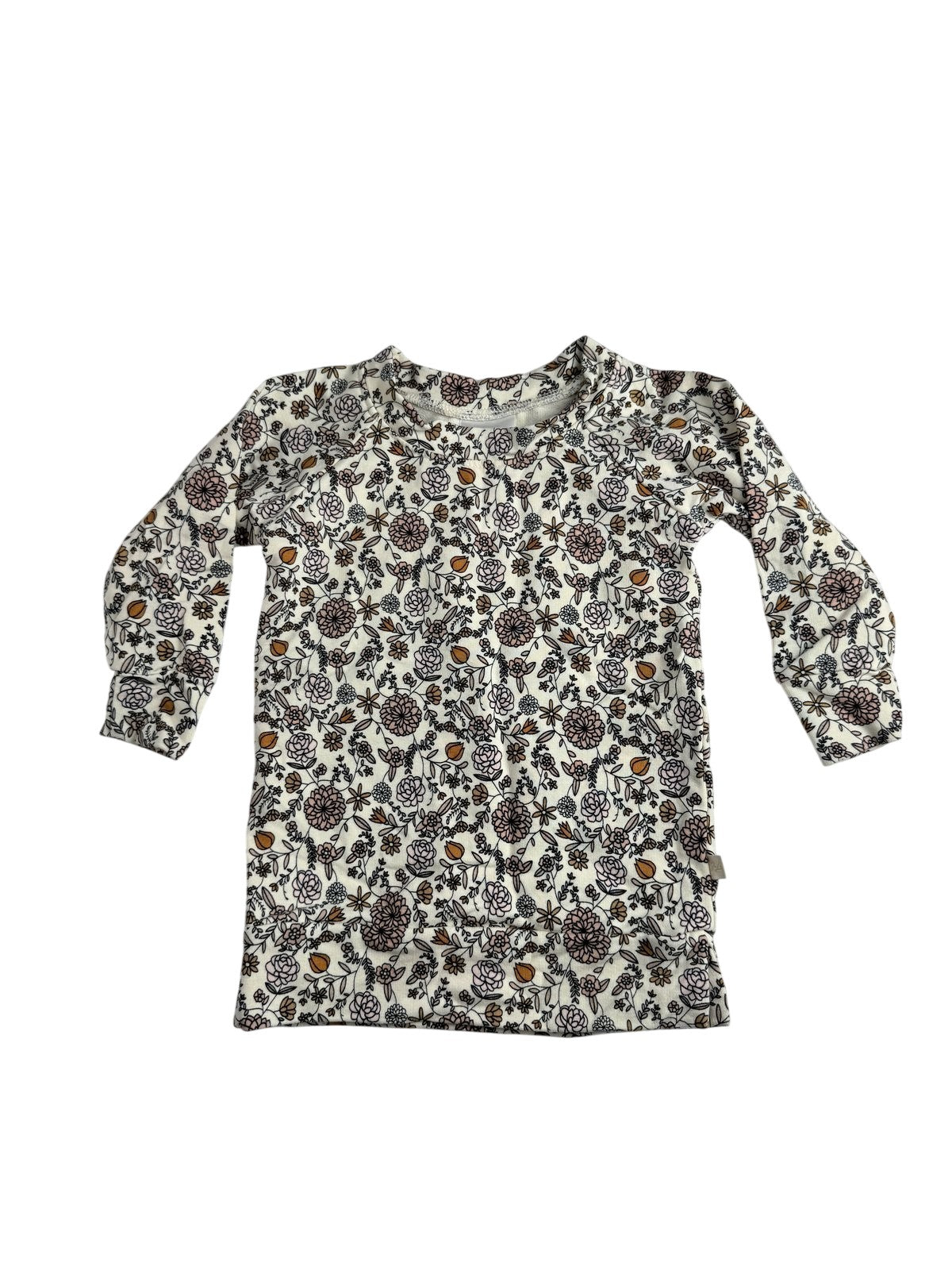 Jax + Lennon Floral Raglan Top 0-6M