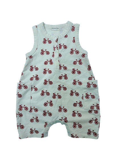 Fin & Vince Bicycle Print Romper 12-18M