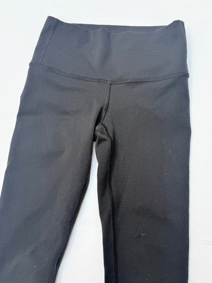 Ivivva by Lululemon Black Crop Leggings Size 6