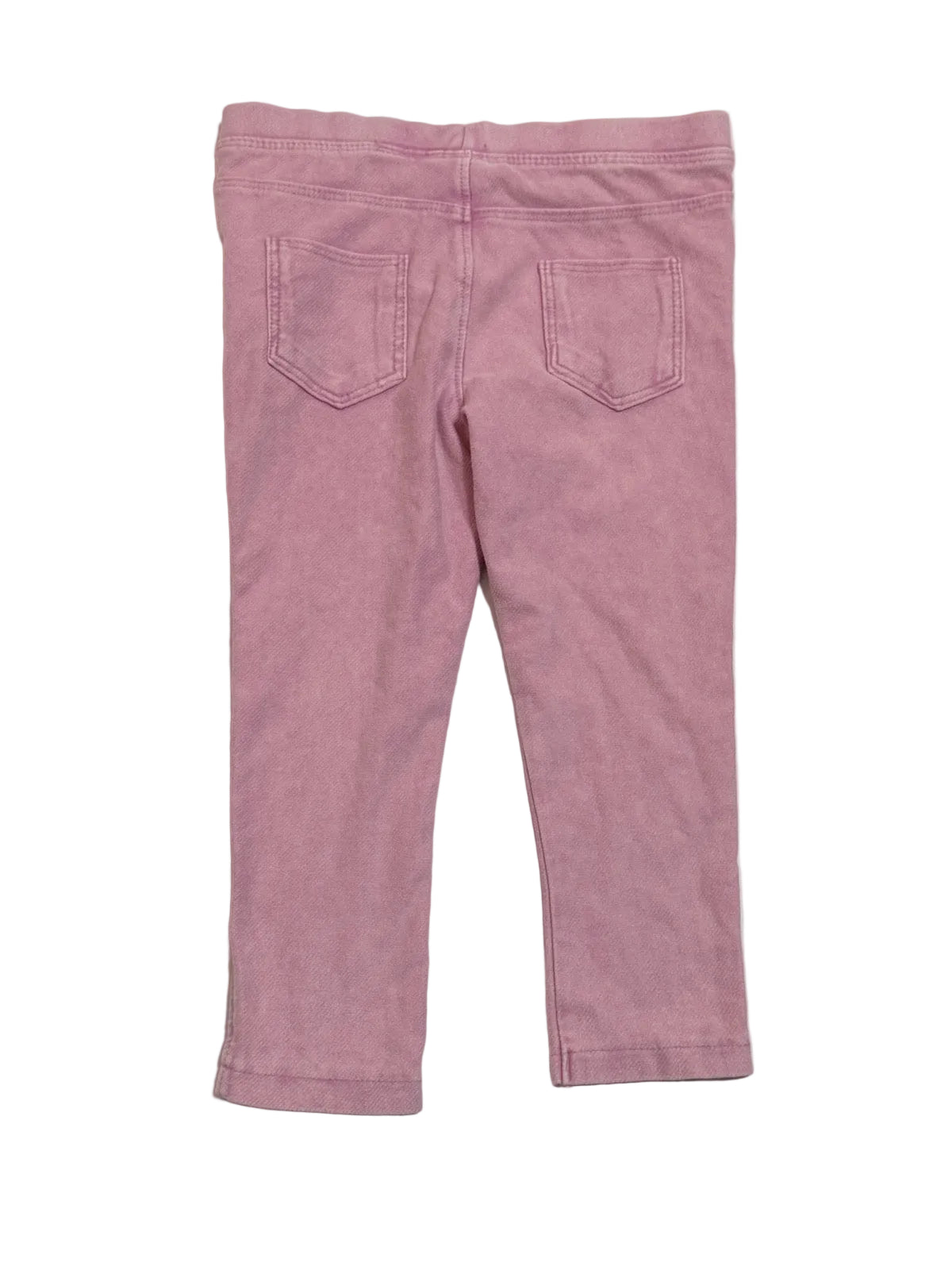 NWT- Zara Pink Denim Leggings 18-24M