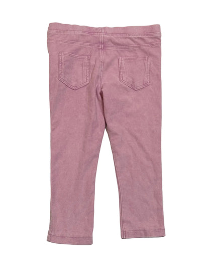 NWT- Zara Pink Denim Leggings 18-24M