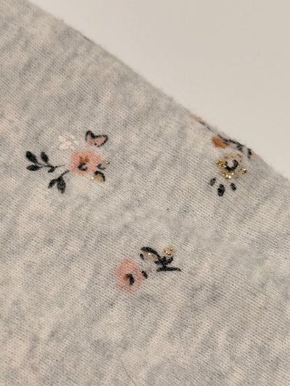 Carter's Gray Floral Leggings 6m