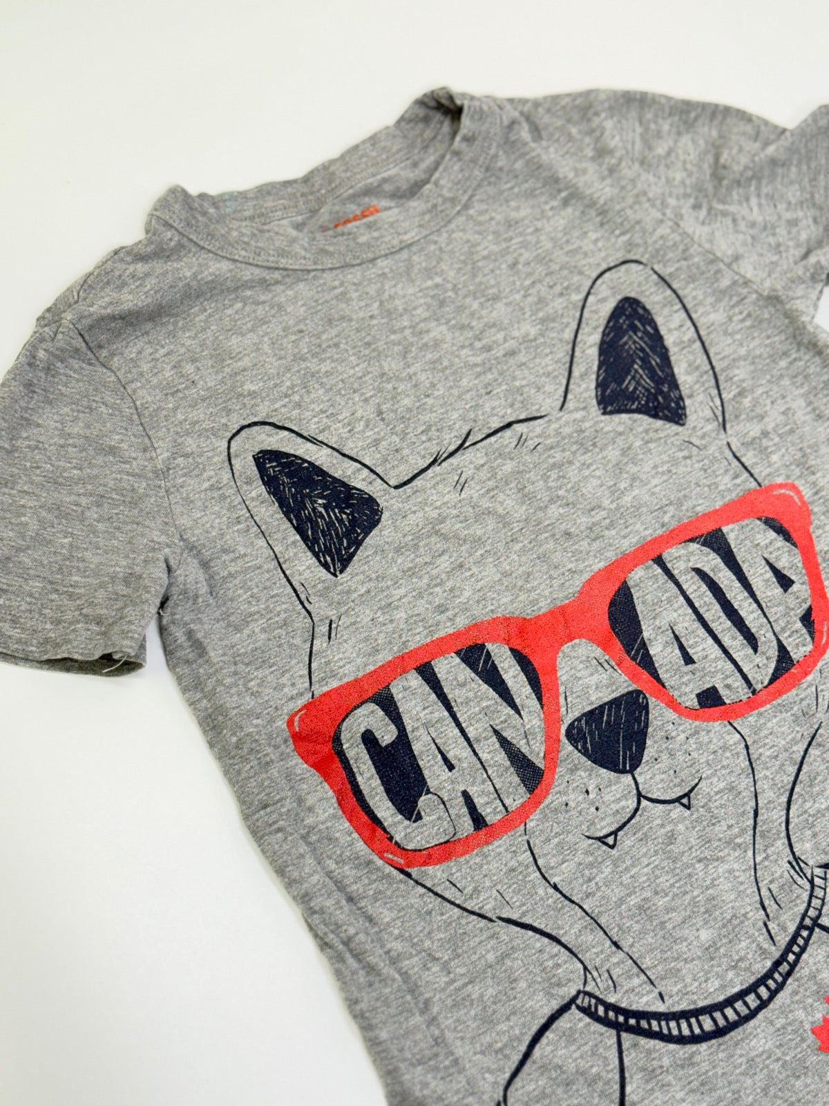T-shirt gris renard Joe Fresh Canada taille 6
