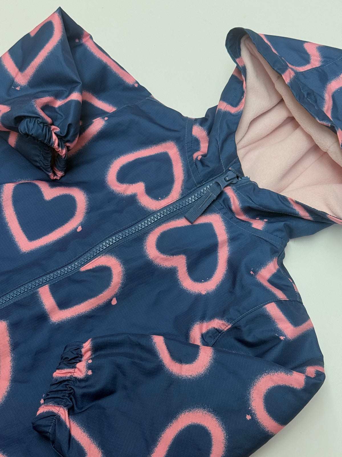 Joe Fresh Heart Print Puddle Suit 12-18M