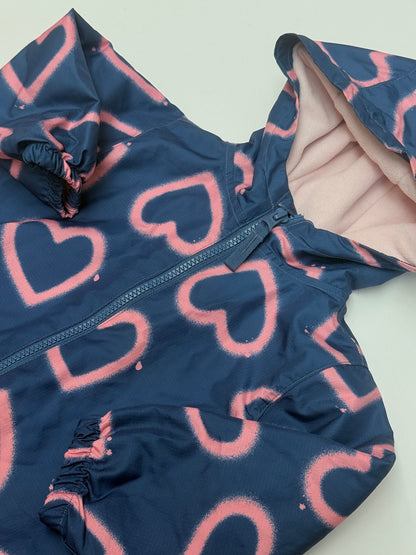Joe Fresh Heart Print Puddle Suit 12-18M
