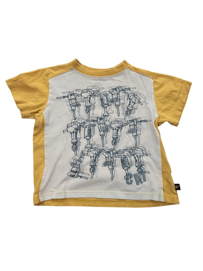 CAT Caterpillar Jackhammer Graphic T-Shirt 3T
