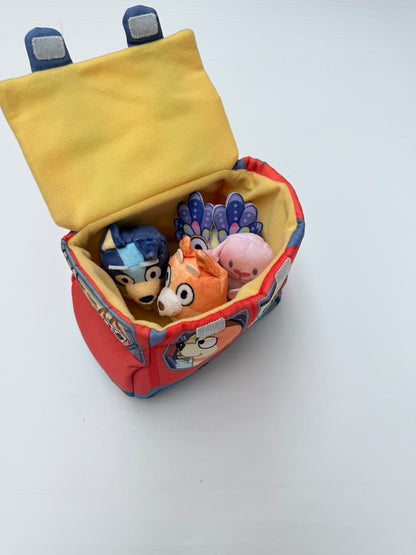 Bluey Car Carrier 5-Piece Plush Playset