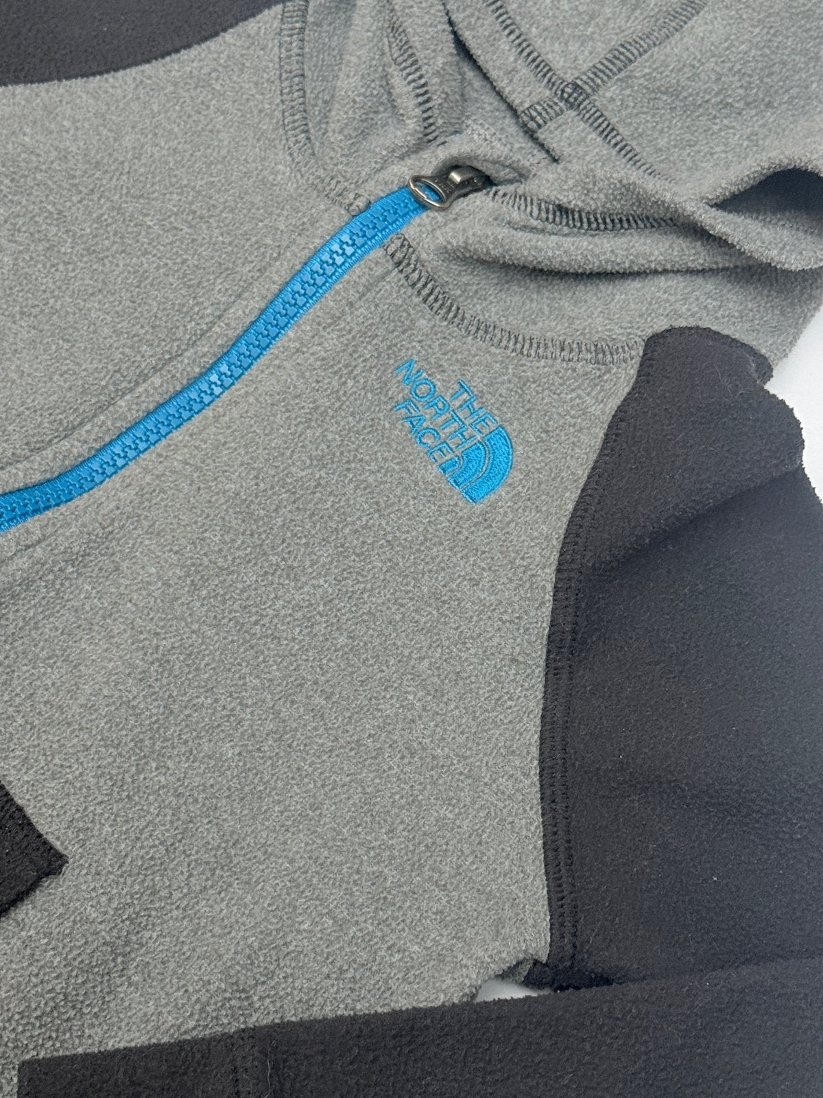 The North Face Gray Fleece Hoodie 4T