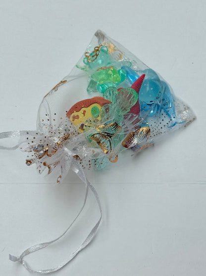 Mini Figurine Charms Set in Gift Bag