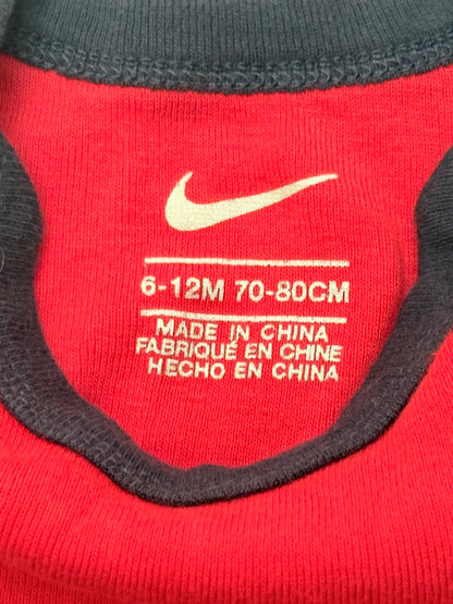 Nike Swoosh Red Bodysuit 6-12M