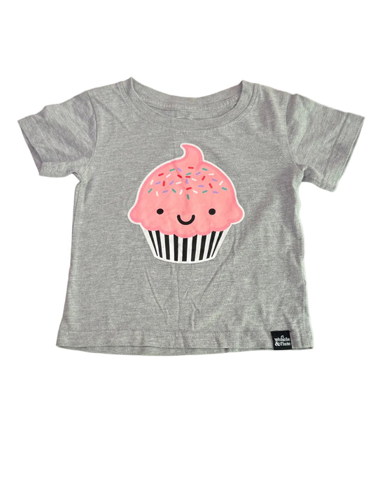 Whistle & Flute Cupcake Tee 1-2Y