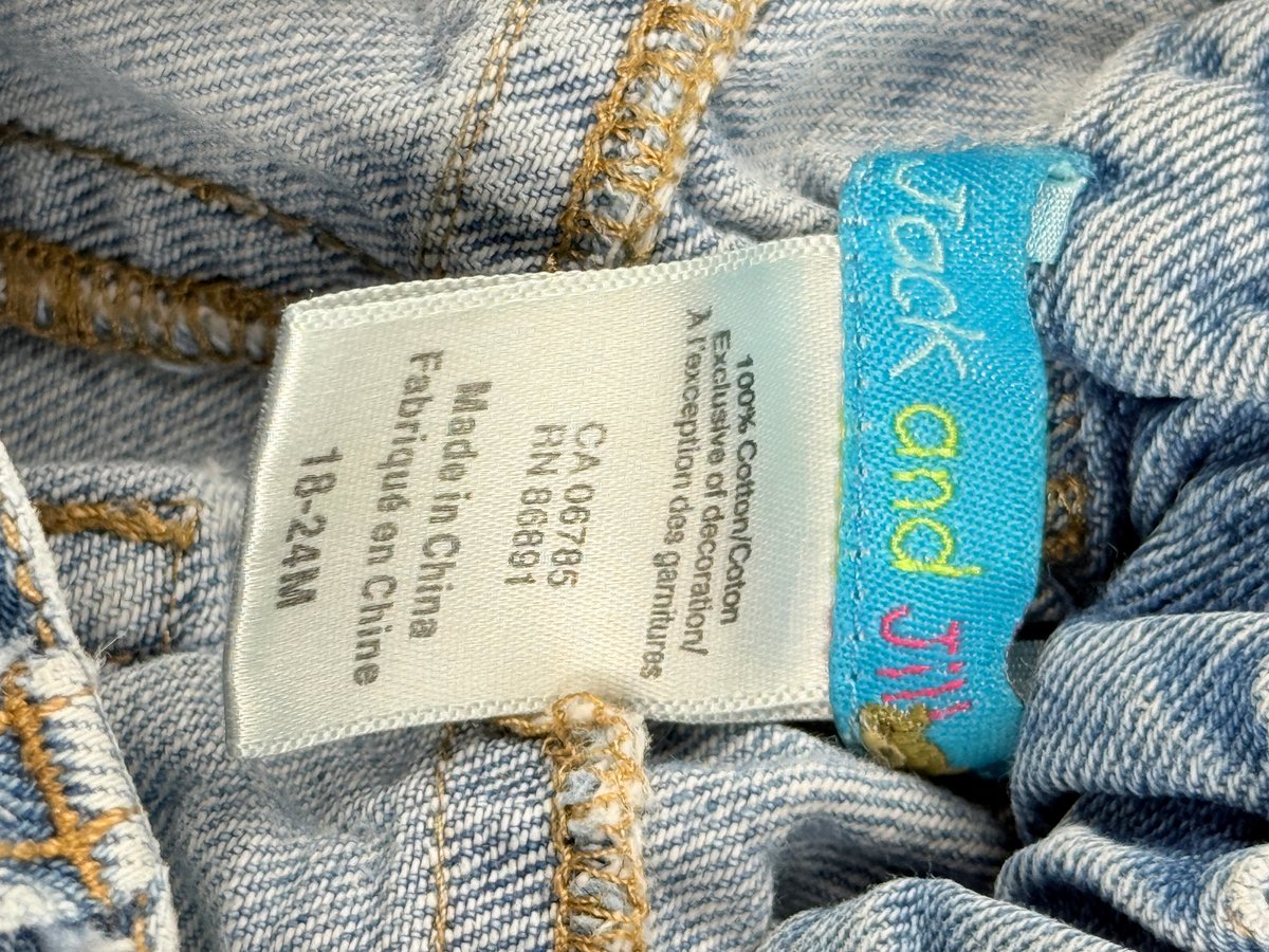 Jack and Jill Light Wash Jeans 18-24M