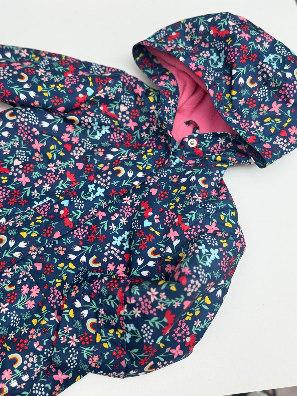 Carter's Floral Hooded Fleece Lined Jacket 18M
