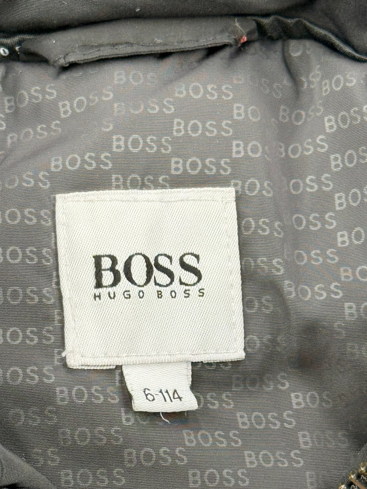 BOSS HUGO BOSS Black Hooded Puffer Jacket