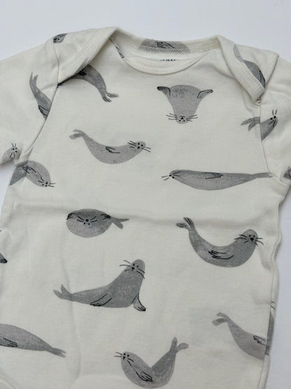Seal Print Bodysuit Newborn