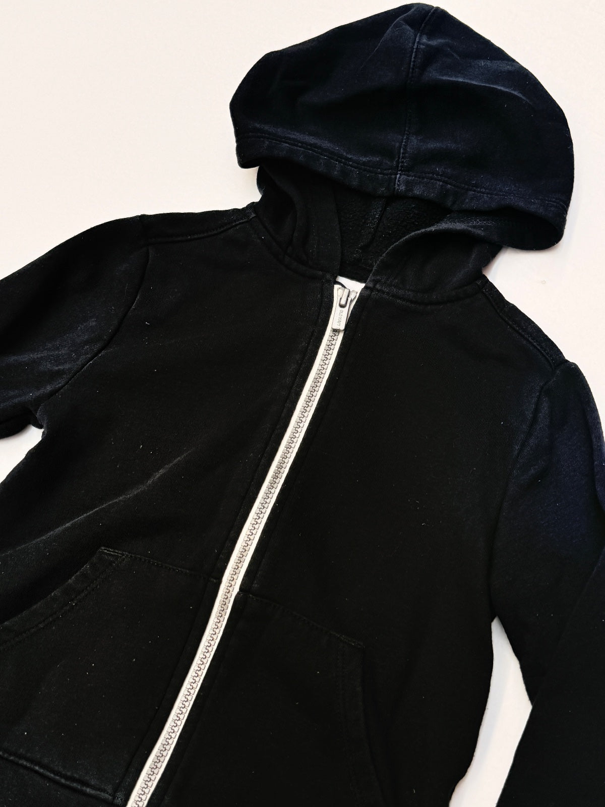 Old Navy Black Zip-Up Hoodie 4T