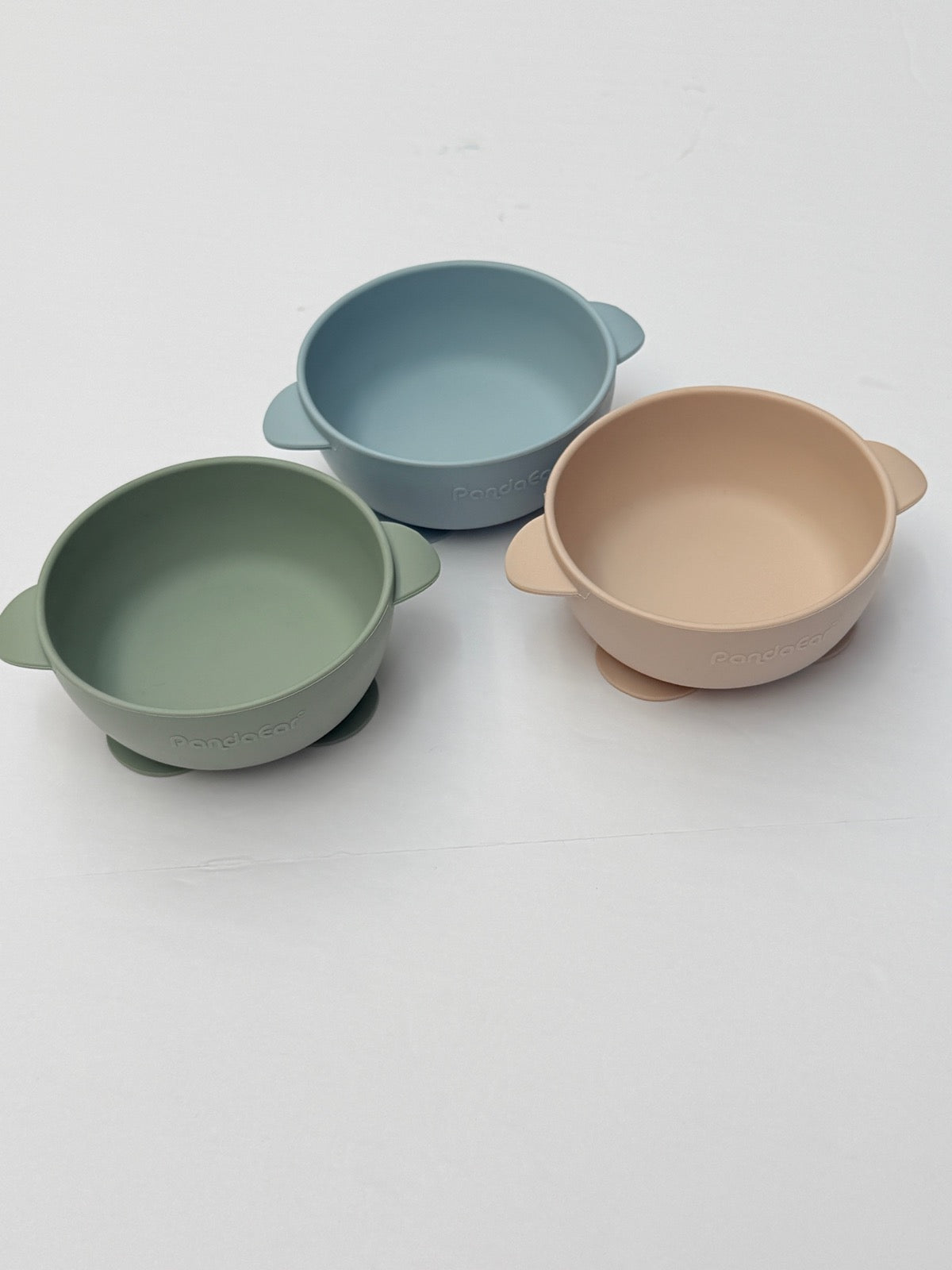 PandaEar Silicone Suction Bowls Set of 3