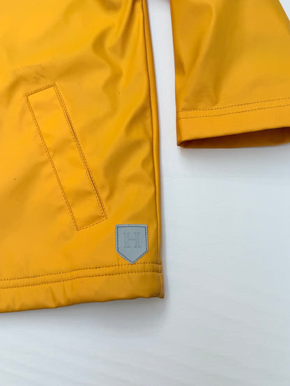 Hatley Yellow Fleece-Lined Rain Jacket Size 5