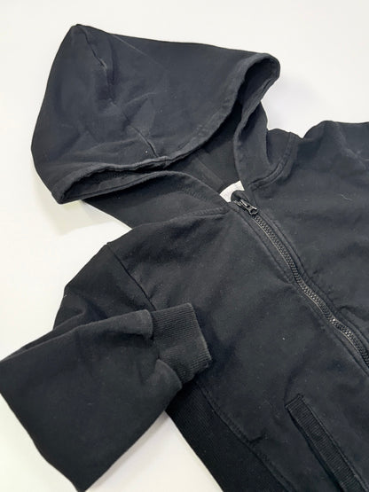 Miles Baby Black Zip-Up Hoodie Size 3