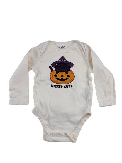 Old Navy Wicked Cute Halloween Bodysuit 12-18M