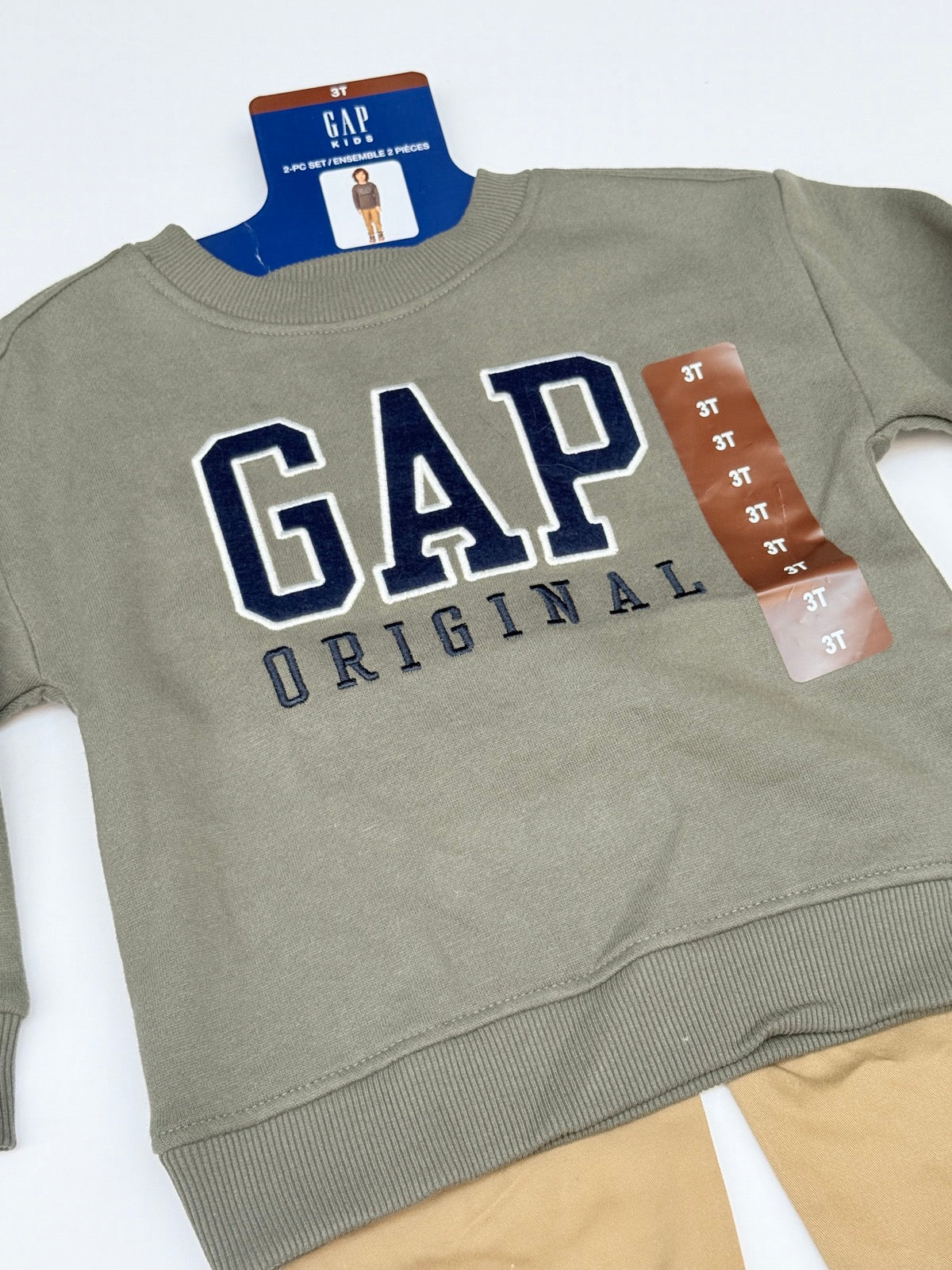NWT - Gap Kids Sweatshirt Jogger Set 3T