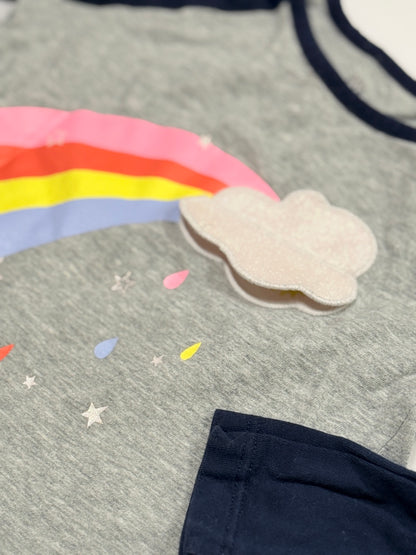 Baby Gap Rainbow Long Sleeve Tee 2T