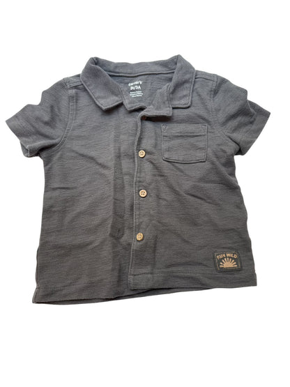 Carter's Gray Polo Shirt 3T