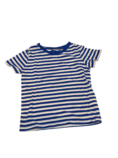 H&M Blue Striped T-Shirt 5T 6