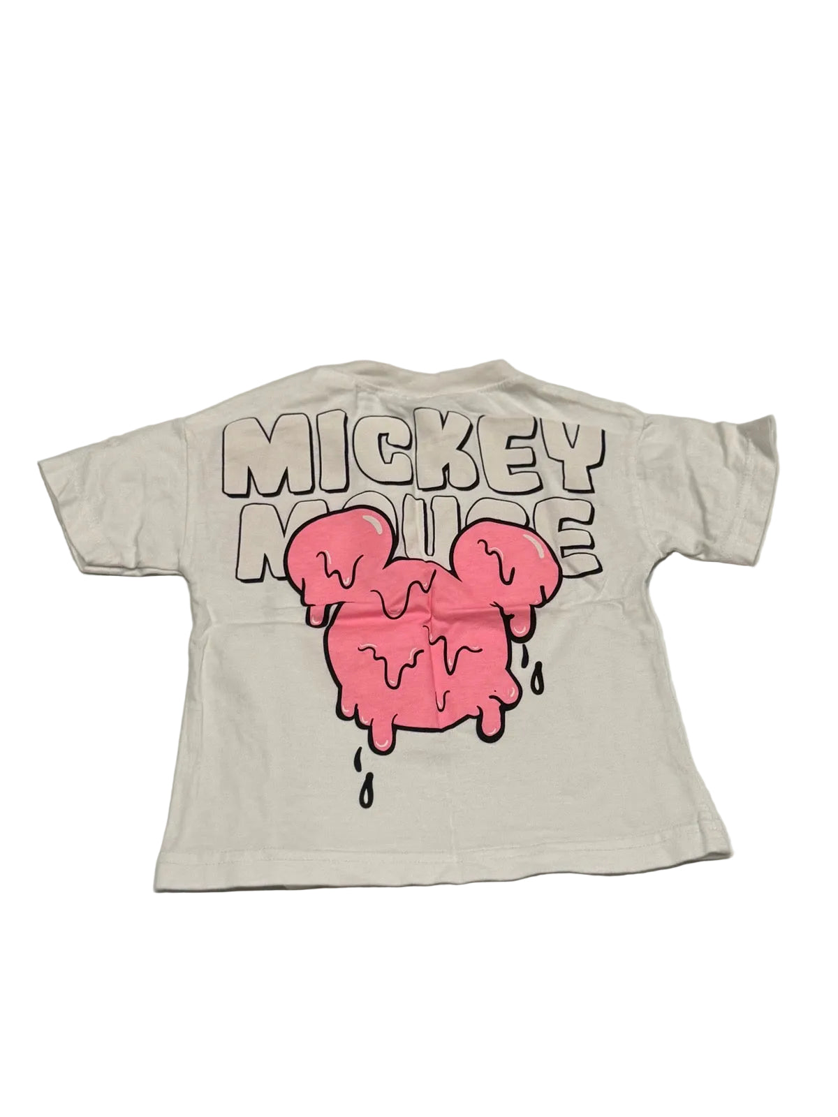 Zara Disney Mickey Mouse White Tee 9-12m