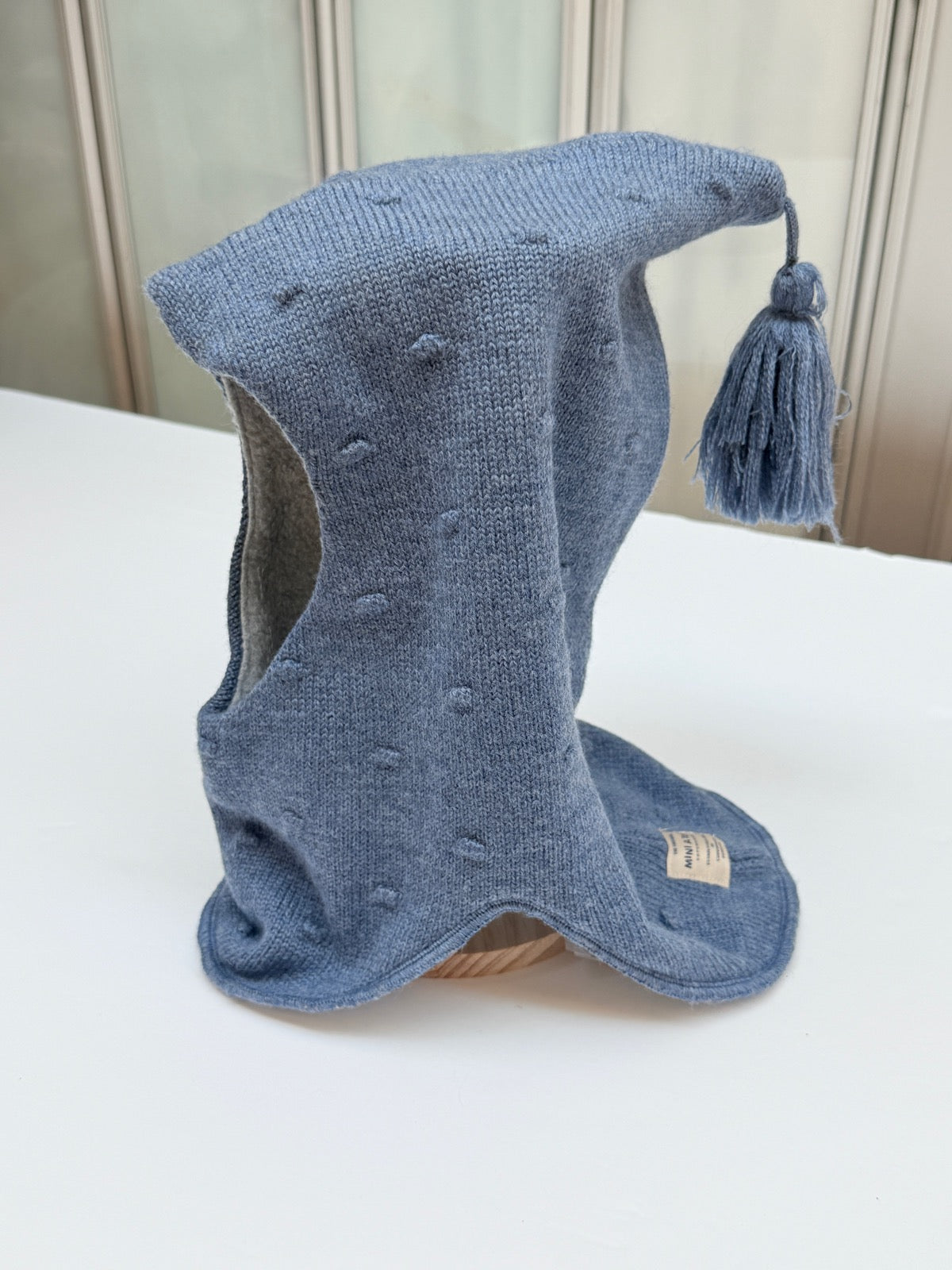 Mini A Ture Merino Knit Hood Balaclava Hat 2-3Y