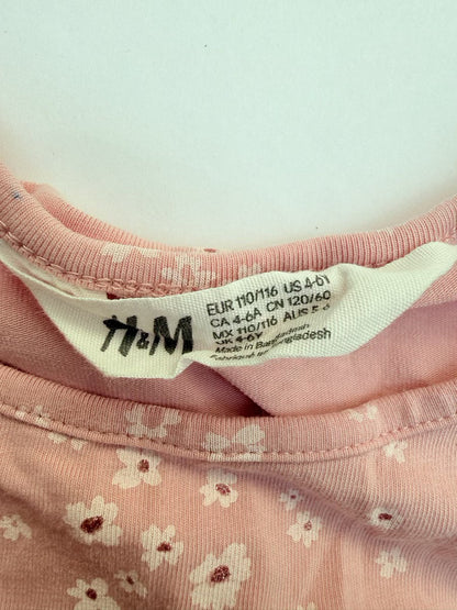 H&M Floral Pink Dress Size 4T