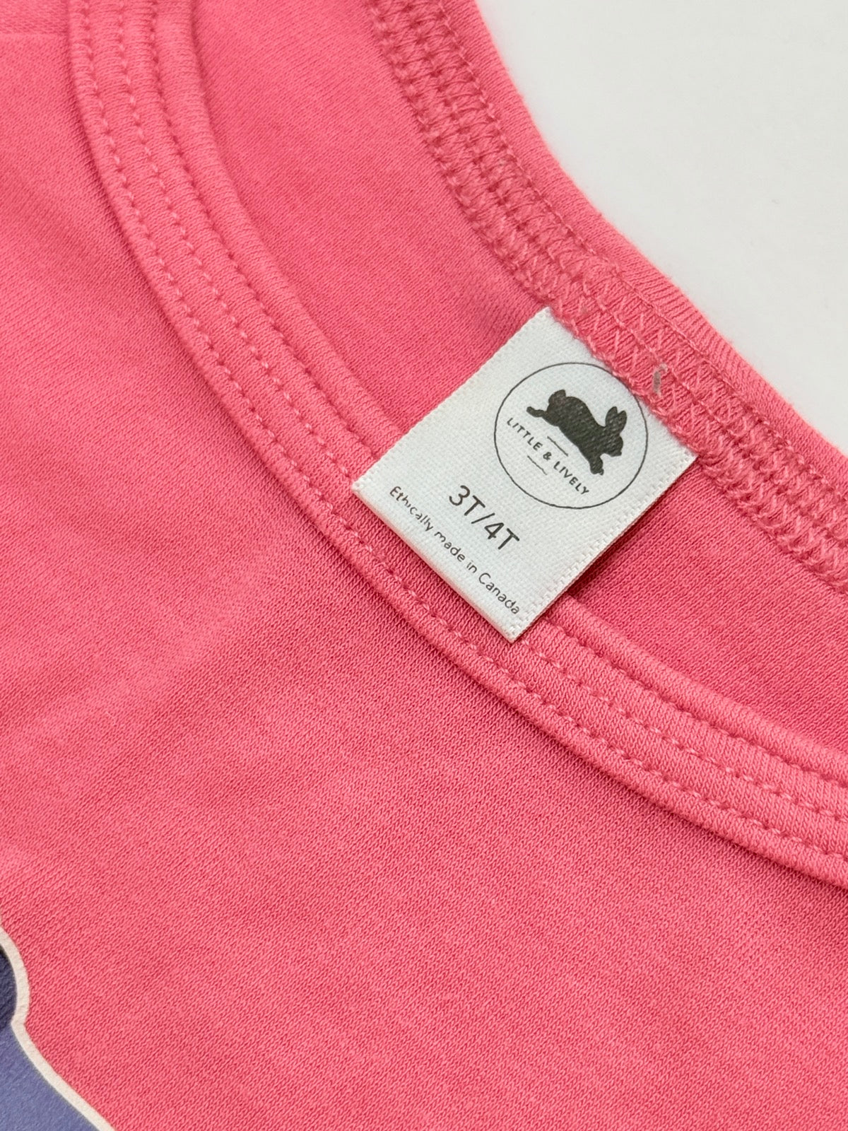 Little & Lively Pink Elephant Sweatshirt 3T 4T