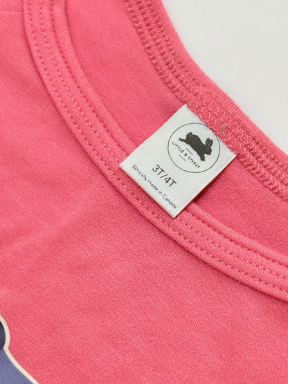 Little & Lively Pink Elephant Sweatshirt 3T 4T