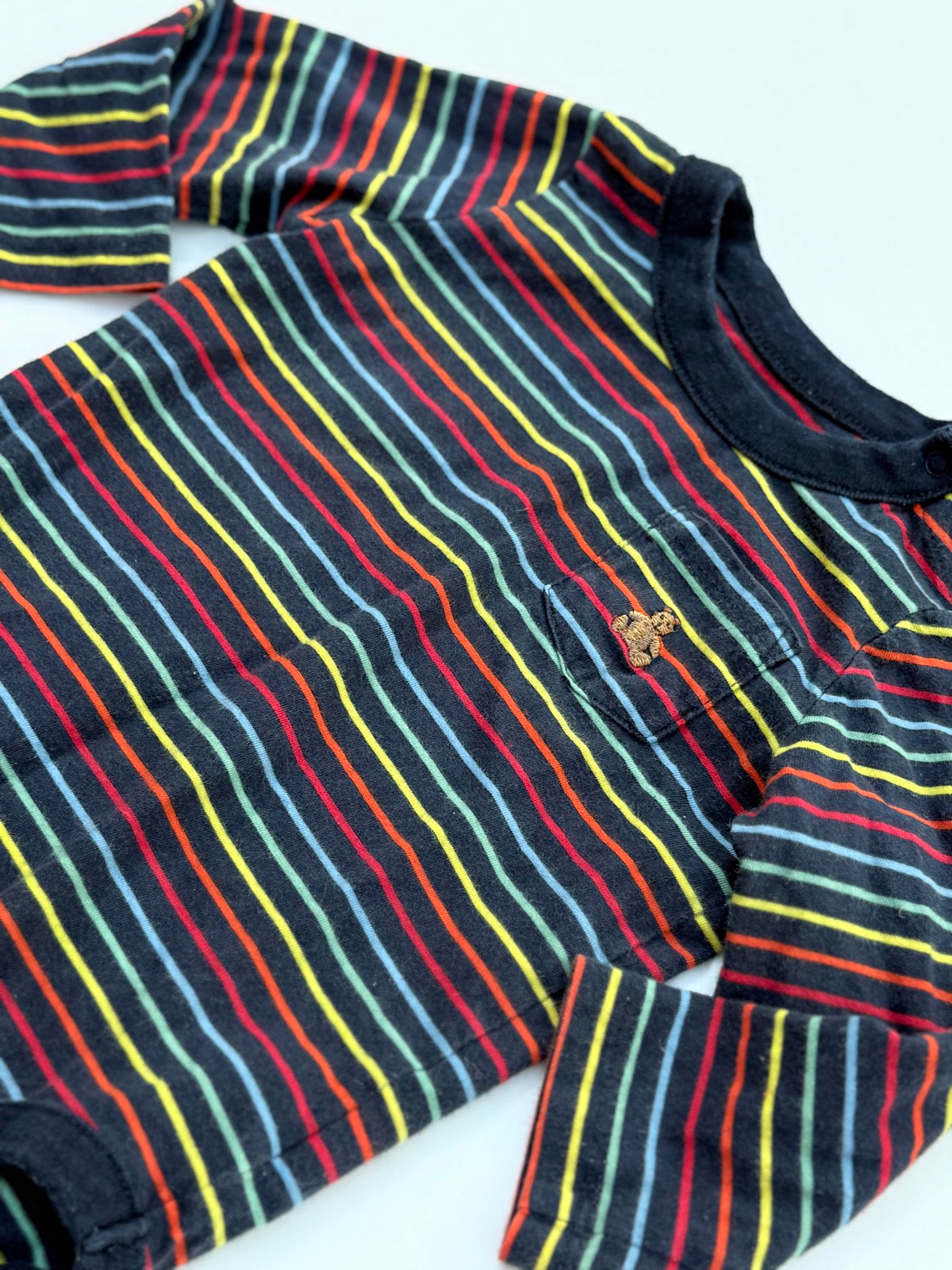 Baby Gap Striped Long Sleeve Bodysuit 12-18m