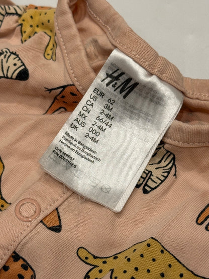 H&M Safari Animal Print Sleeper 3M