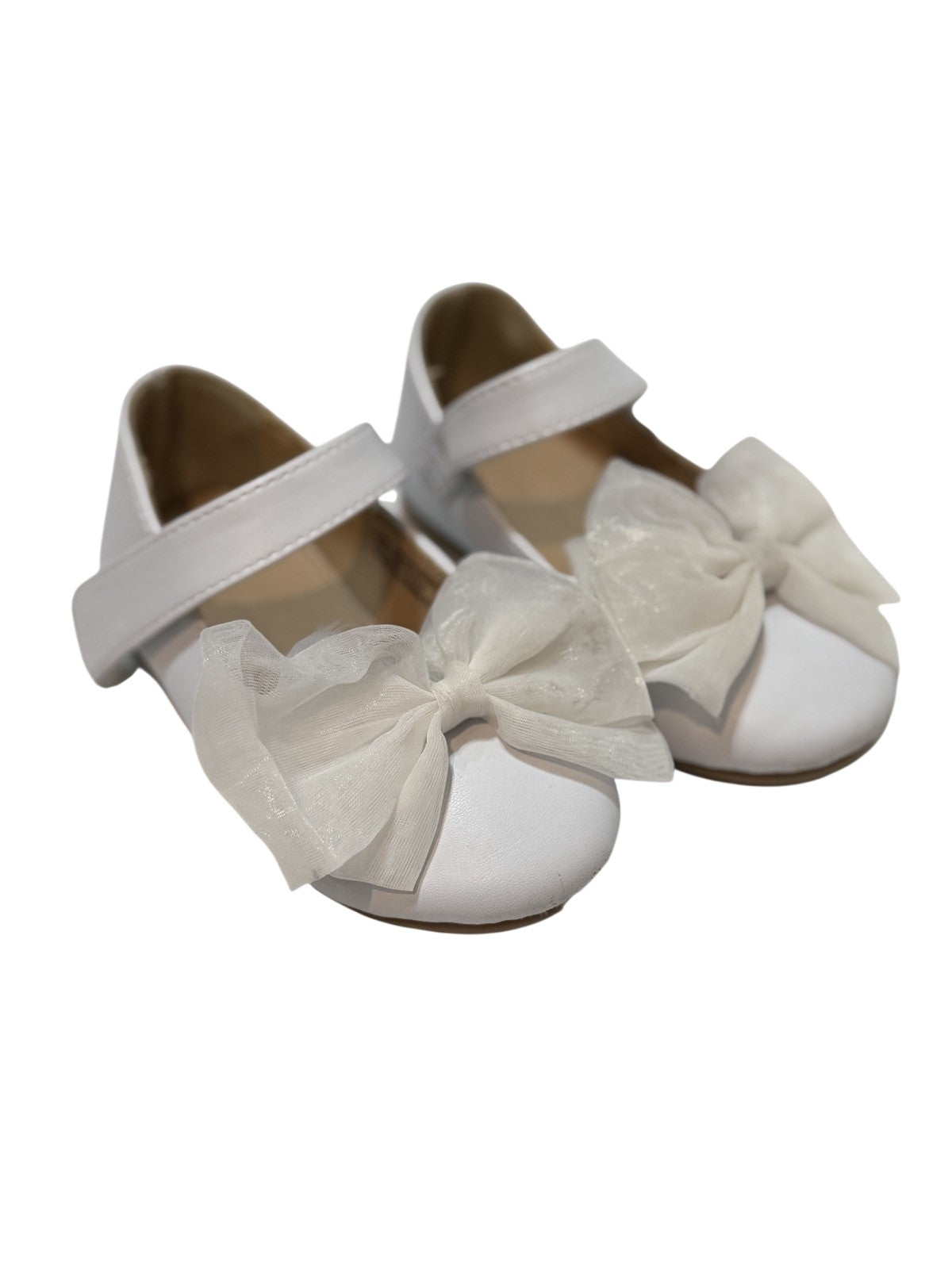 Thee Bron White Bow Mary Jane Size 7M