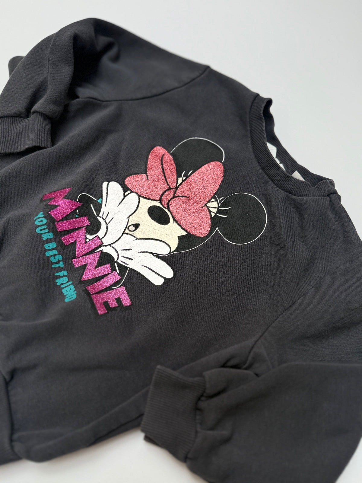 H&M Minnie Mouse Crewneck Sweatshirt Size 3/4T