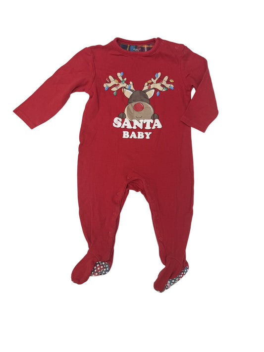 Primark Baby Santa Baby Reindeer Romper 9-12m