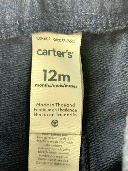 Carter's Navy Cotton Shorts 12M