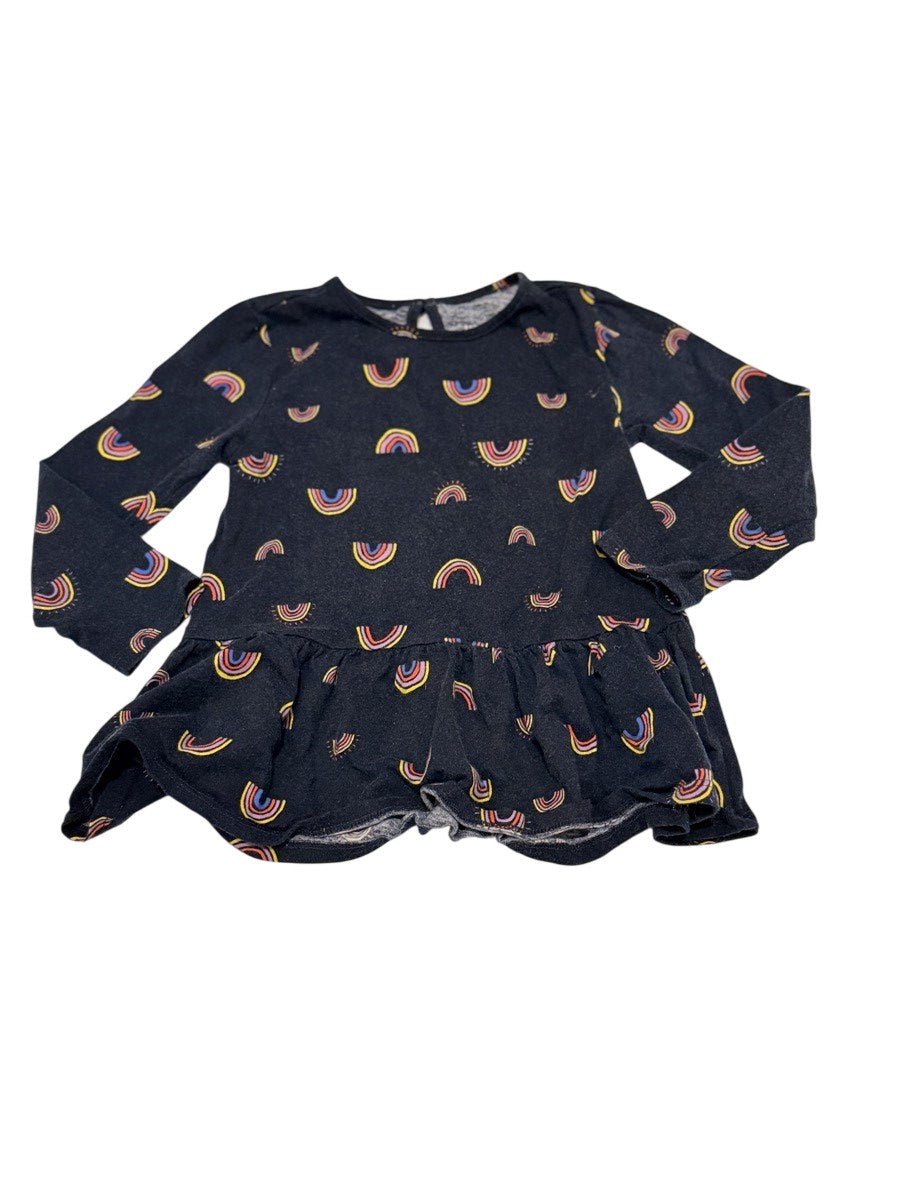 George Rainbow Print Dress 4T
